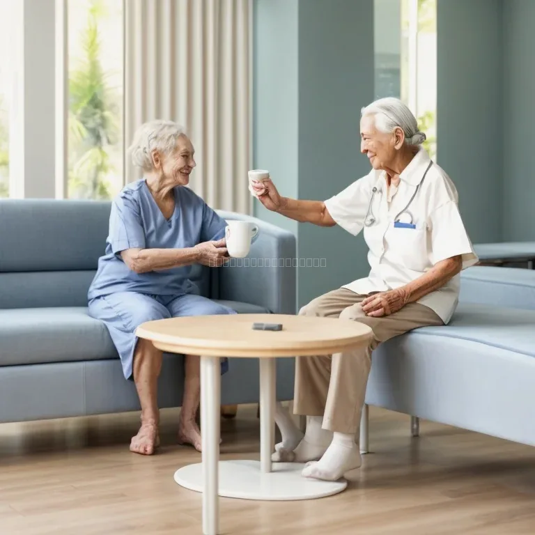 Interior common area at CareNowSenior facility